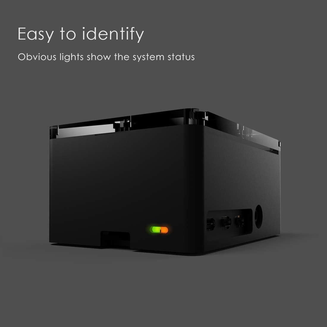 Disipador de Calor Aluminio Anidees para Raspberry Pi 4 Plata