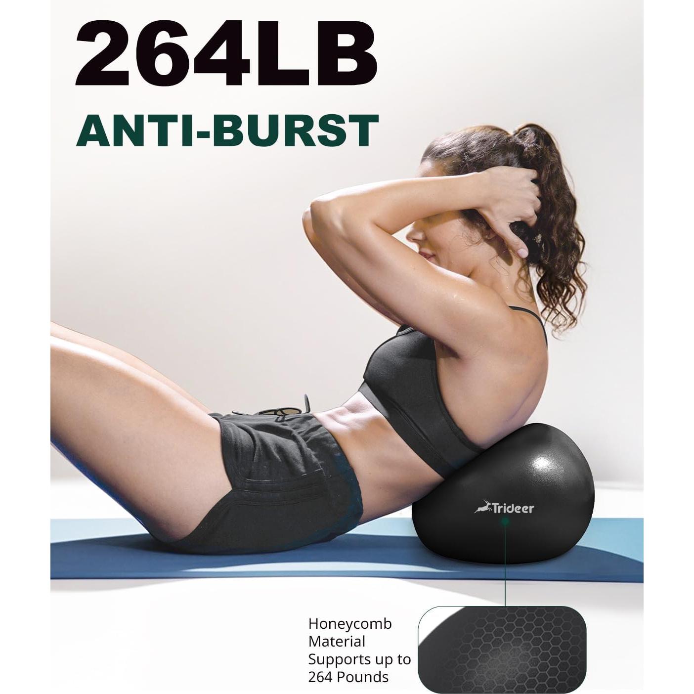 Bola de Pilates Trideer 22.86 cm Antideslizante para Ejercicio