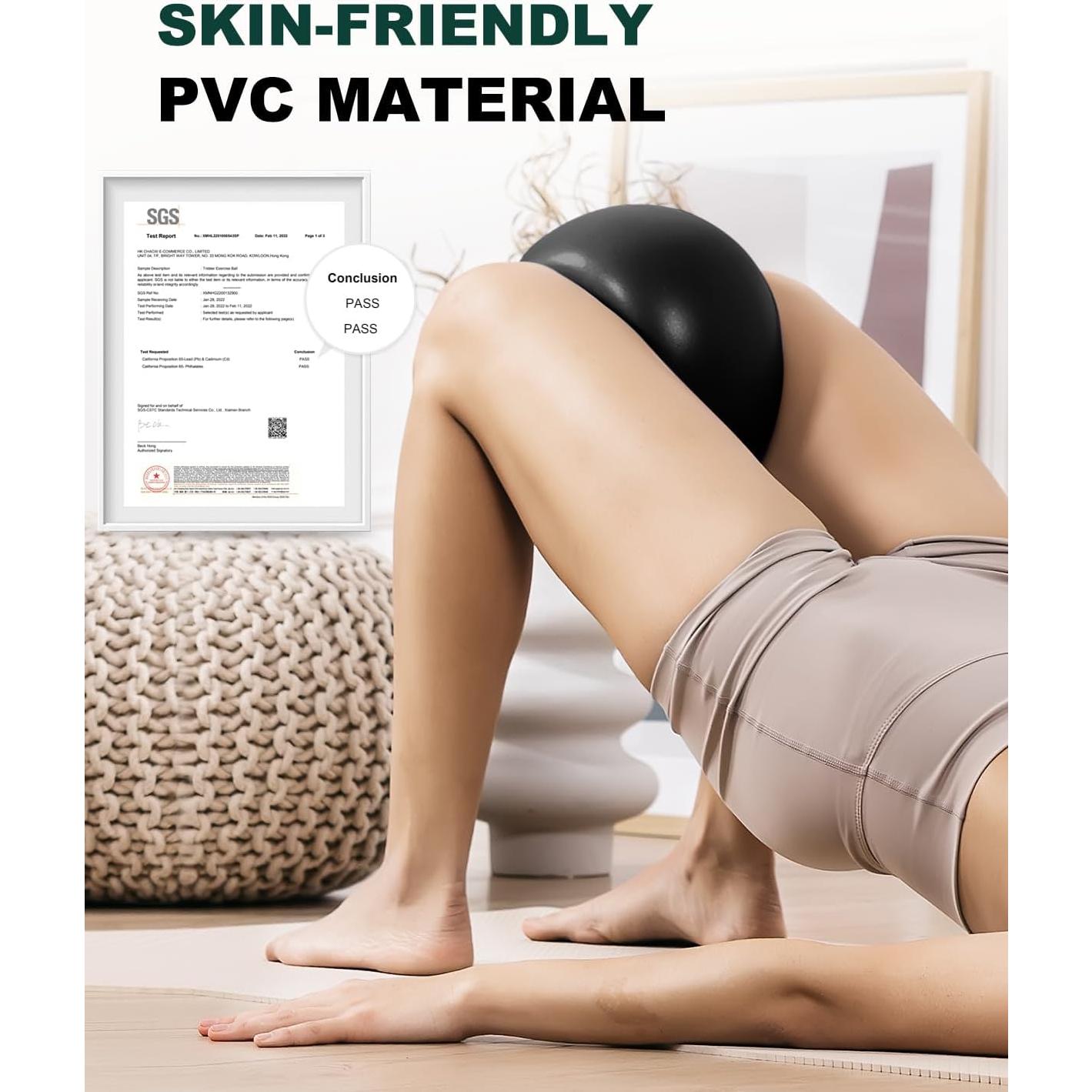 Bola de Pilates Trideer 22.86 cm Antideslizante para Ejercicio