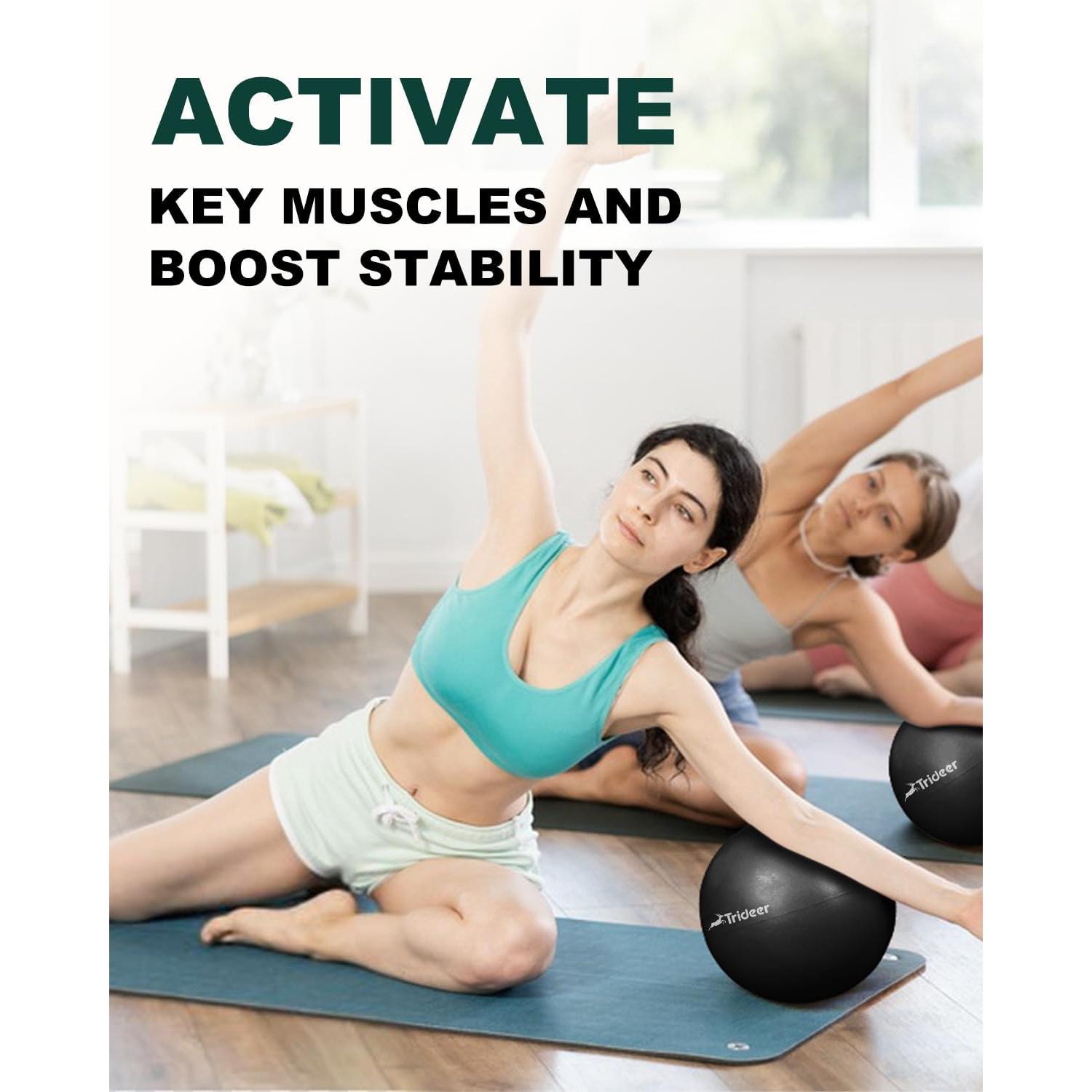 Bola de Pilates Trideer 22.86 cm Antideslizante para Ejercicio