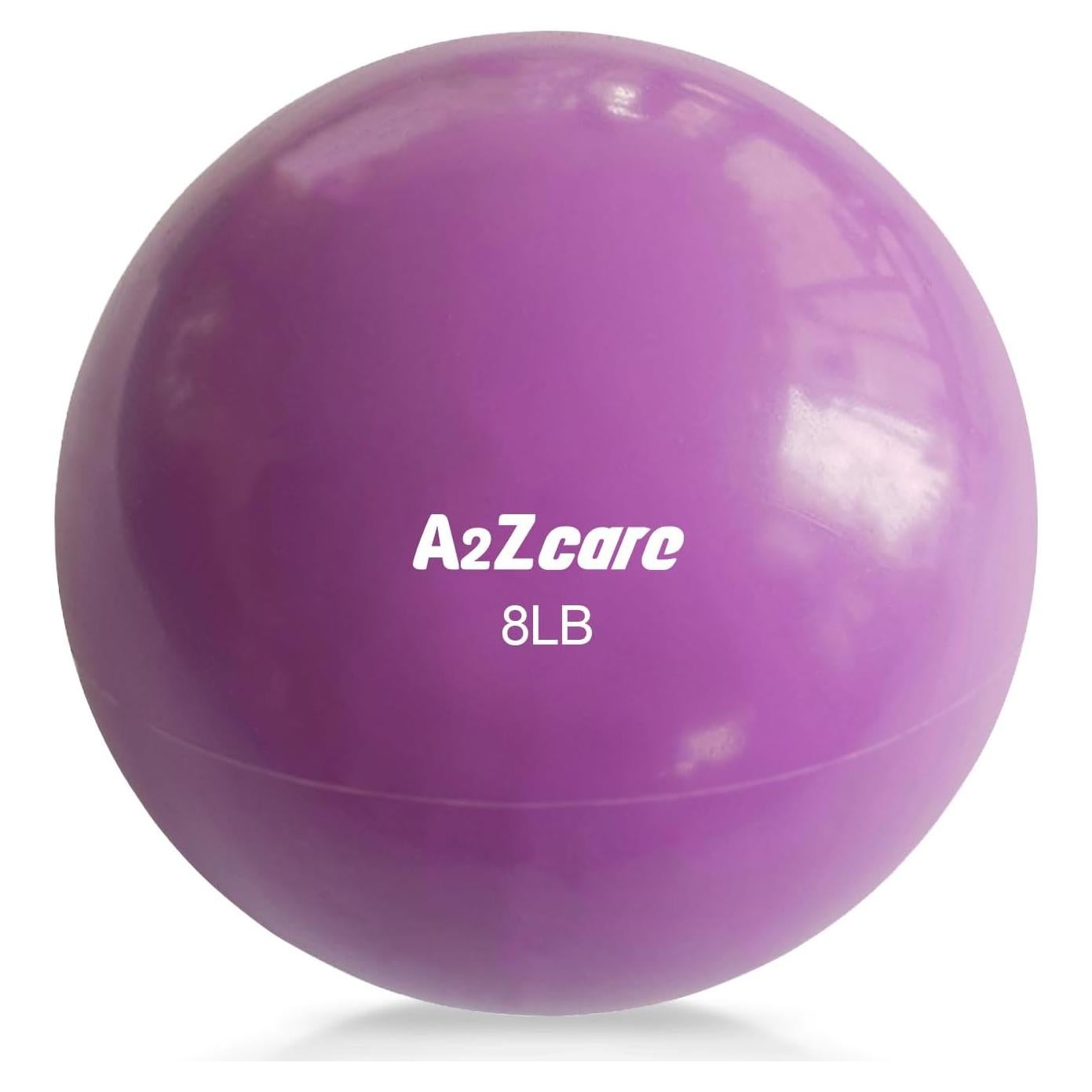 Bola de Tonificación A2ZCARE 18 cm 3.63 kg PVC Púrpura