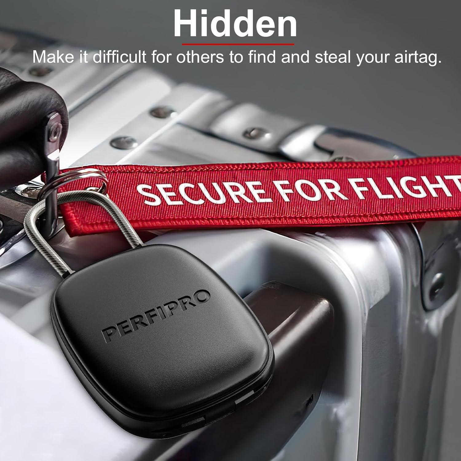 Soporte Impermeable para AirTag PerfiPro - Paquete de 4 Fundas