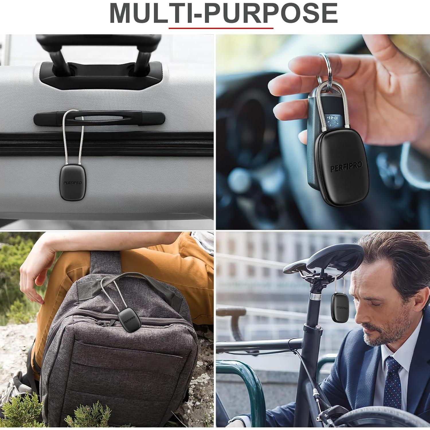 Soporte Impermeable para AirTag PerfiPro - Paquete de 4 Fundas