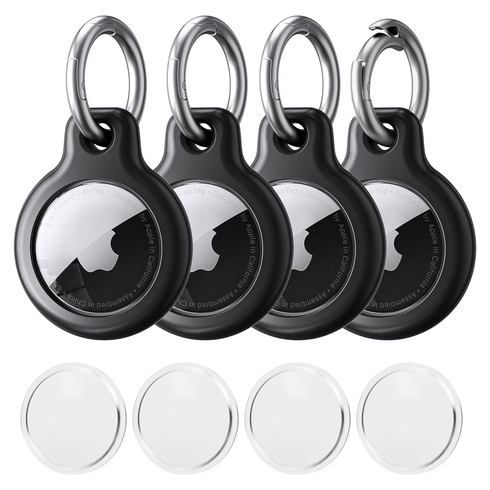 Soporte impermeable para AirTag SPGUARD 4 Pack - Llavero
