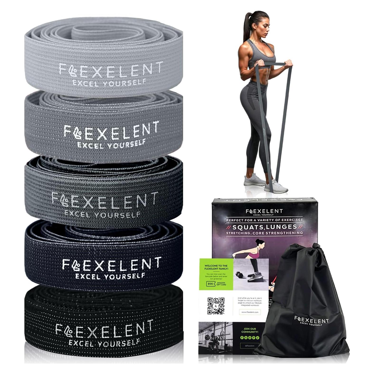 Bandas de Resistencia Flexelent 5 Niveles para Ejercicio