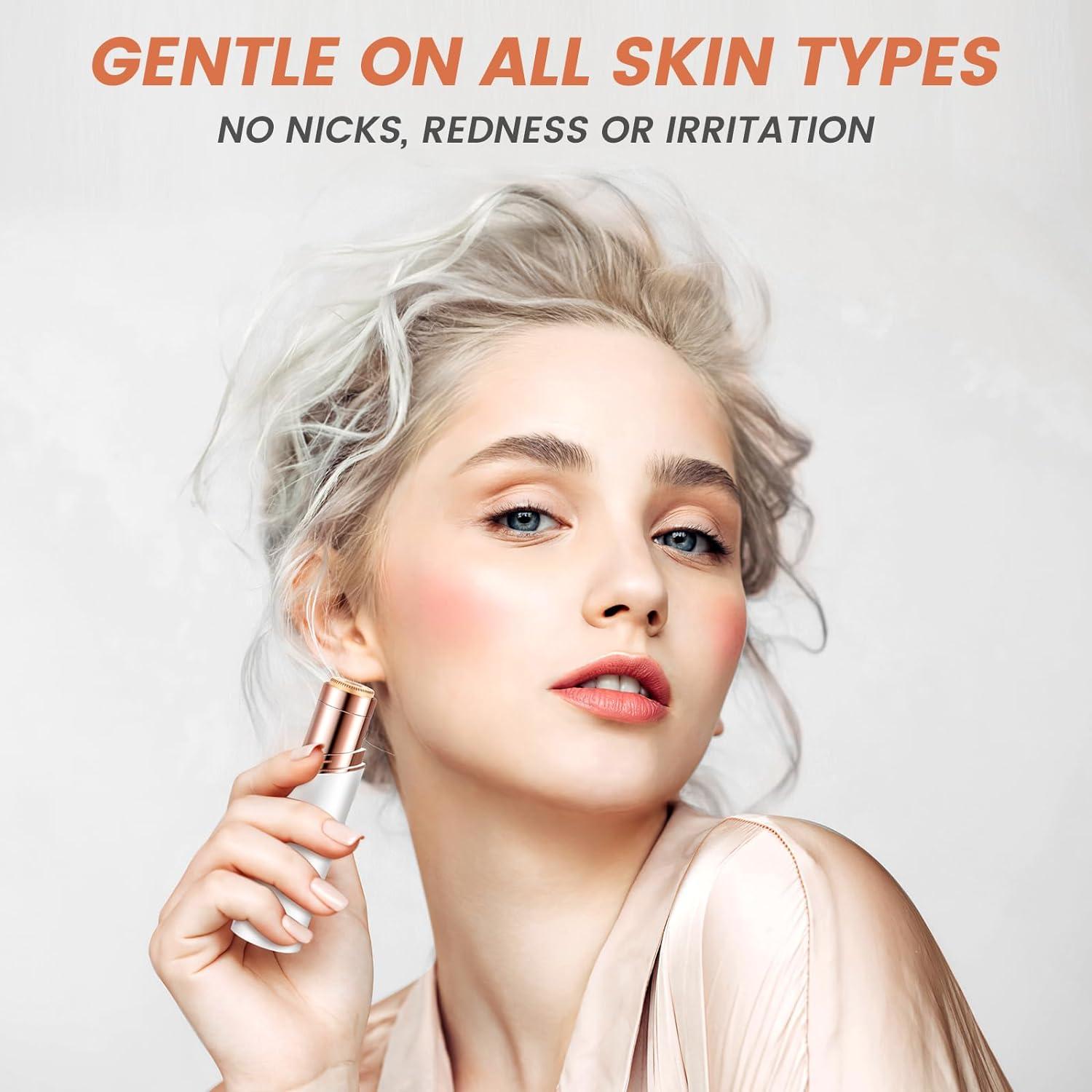 Eliminador de Vello Facial Xinvinx USB Indoloro 2 Cabezas