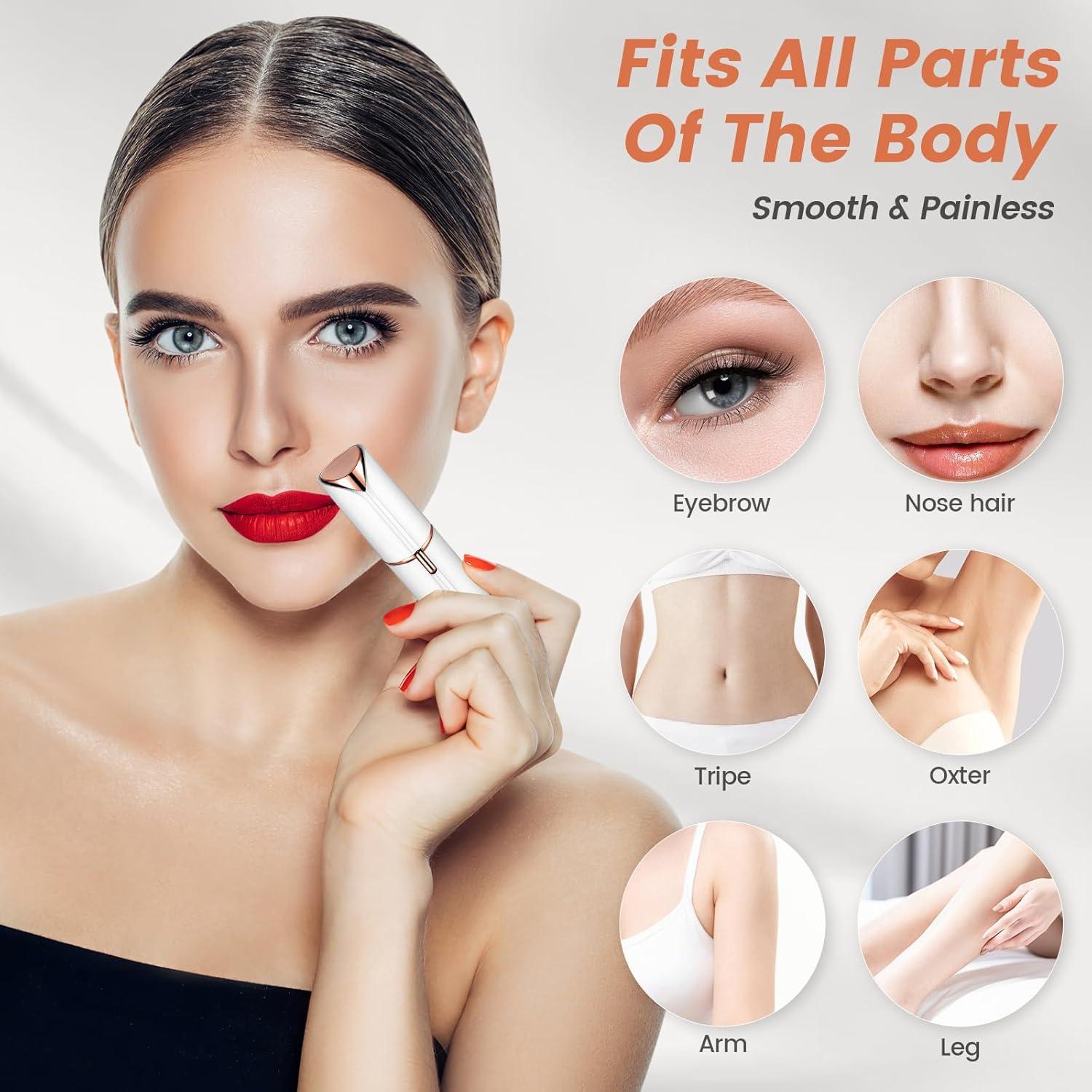 Eliminador de Vello Facial Xinvinx USB Indoloro 2 Cabezas