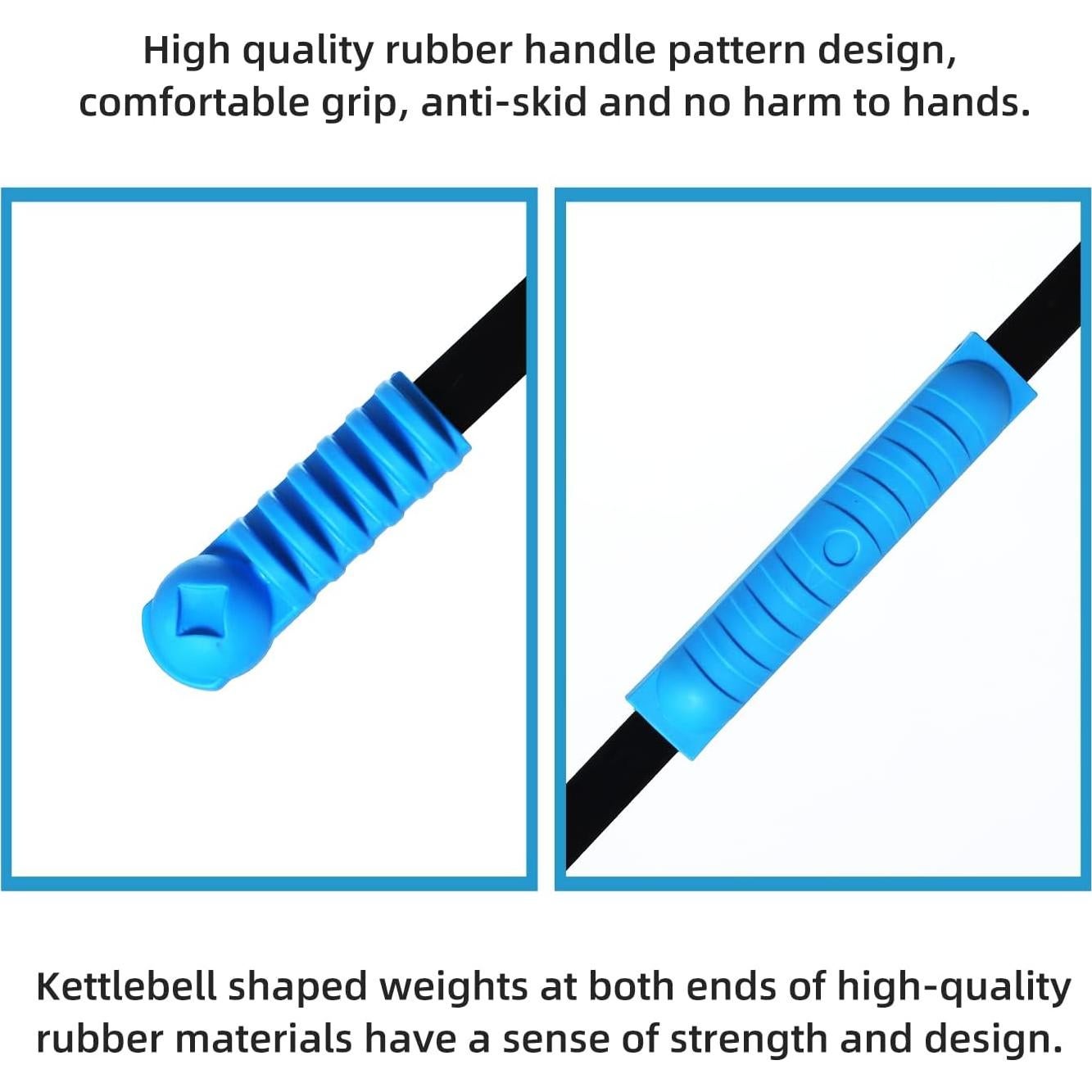 Barra de Ejercicio Elástica ANGLER DREAM 36 x 6.35 cm Azul