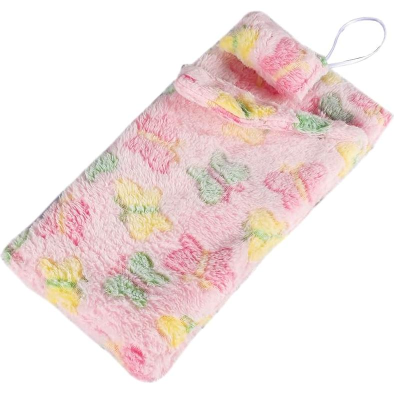 Bolsa de Dormir Hecha a Mano E-TING para Muñeca 29.21 cm Rosa