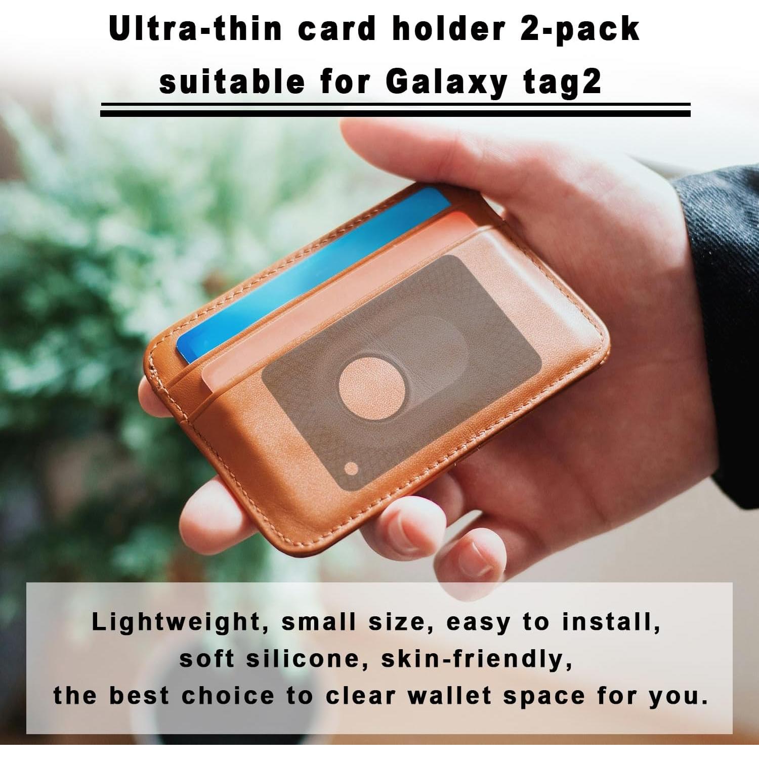 Funda Protectora para Samsung Smart Tag 2 - 2 Piezas TPU Negro