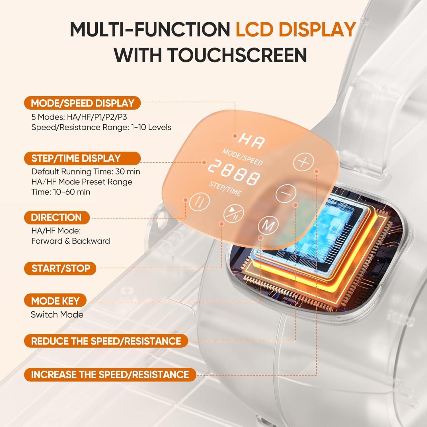 Máquina Elíptica Dripex Bajo Escritorio 10 Niveles Ajustables