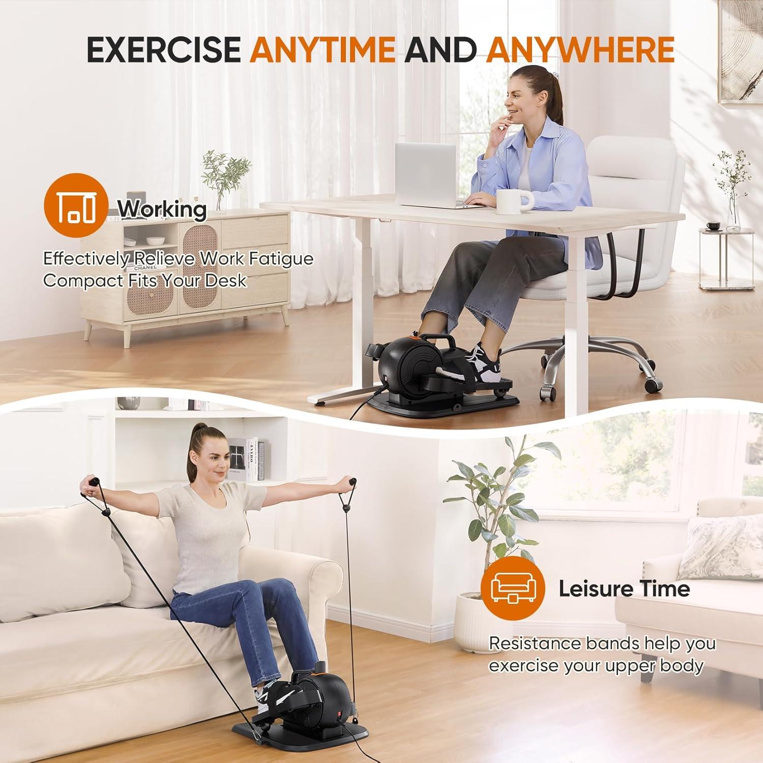 Máquina Elíptica Dripex Bajo Escritorio 10 Niveles Ajustables