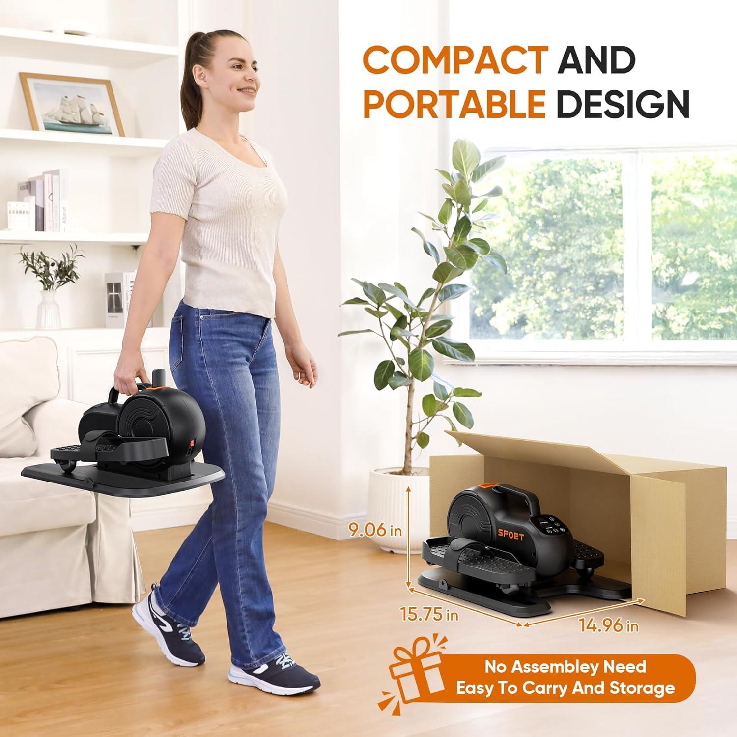 Máquina Elíptica Dripex Bajo Escritorio 10 Niveles Ajustables