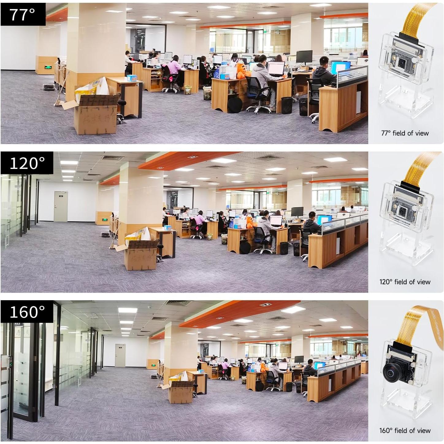 Cámara Yahboom IMX219 HD 8MP 120° FOV para Jetson Nano