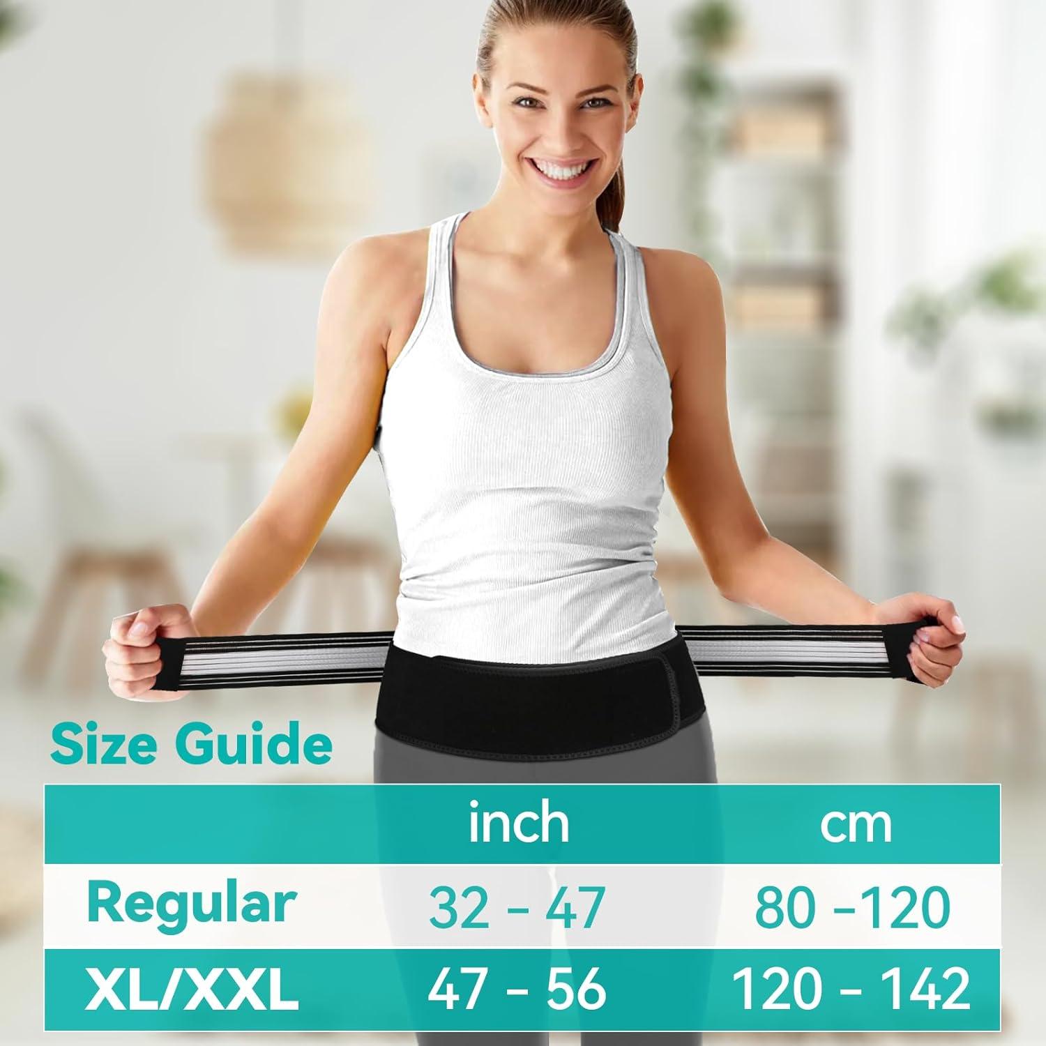 Faja Soporte Lumbar Cybryeh Mediana Alivio Espalda Baja