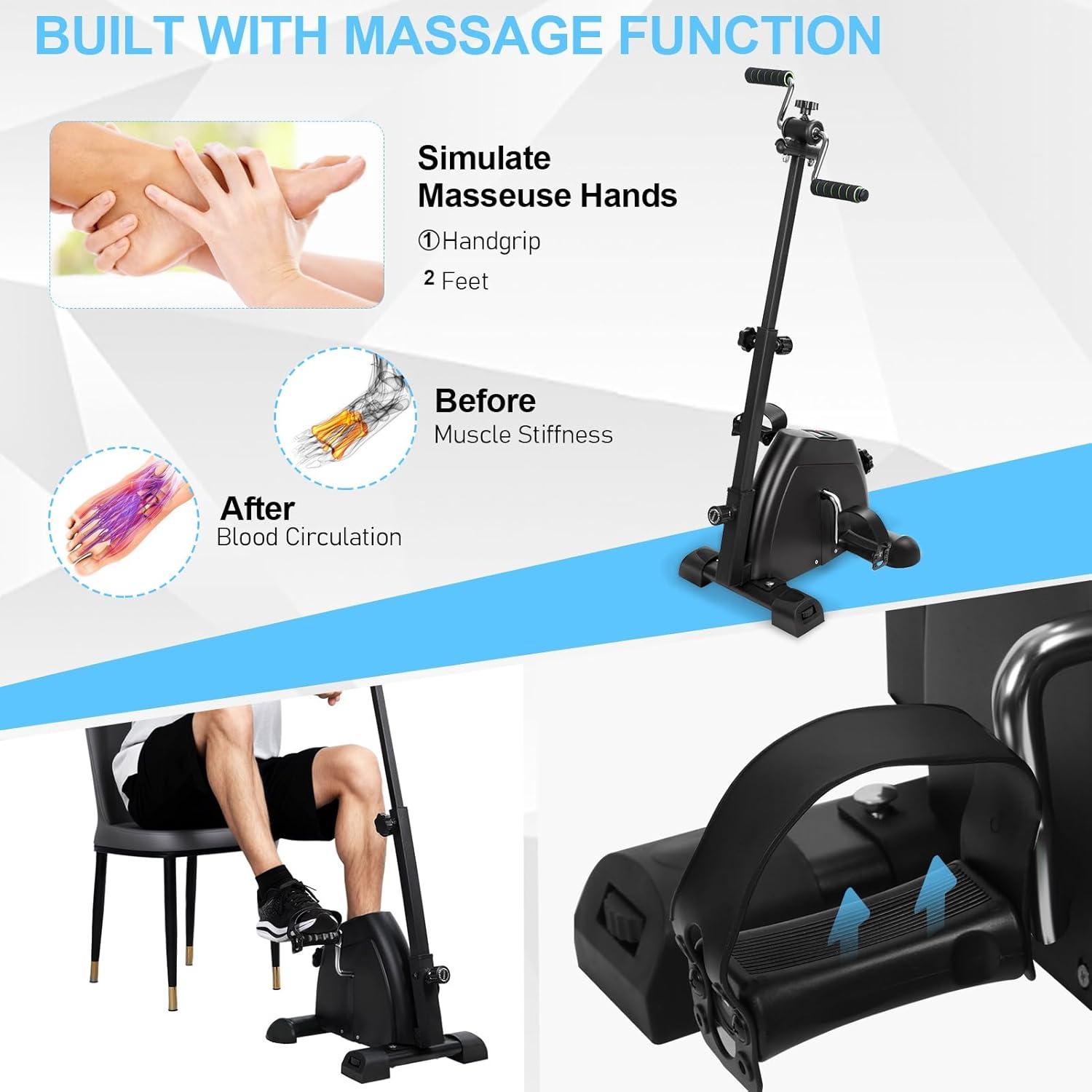 Bicicleta de Ejercicio Kripyery Ajustable para Ancianos