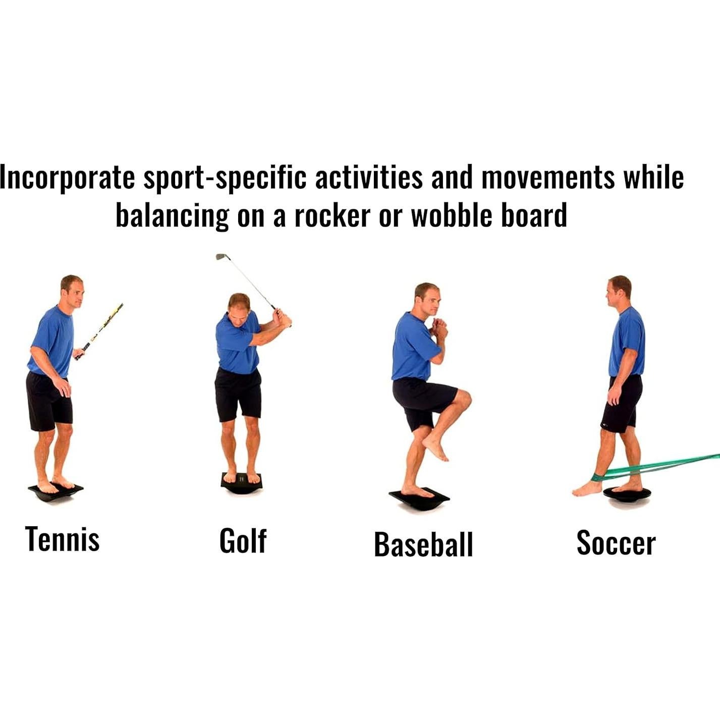 Tabla de Balance THERABAND Rocker Board 33.3x35.6 cm