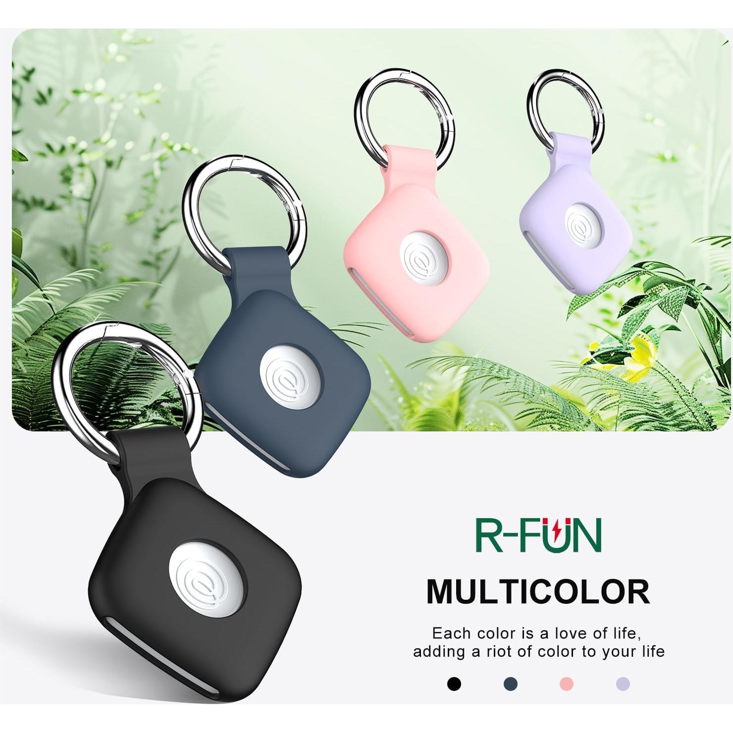 Funda de Silicona R-fun para Tile Mate 2022 y Life360 2024 - 4 Pack