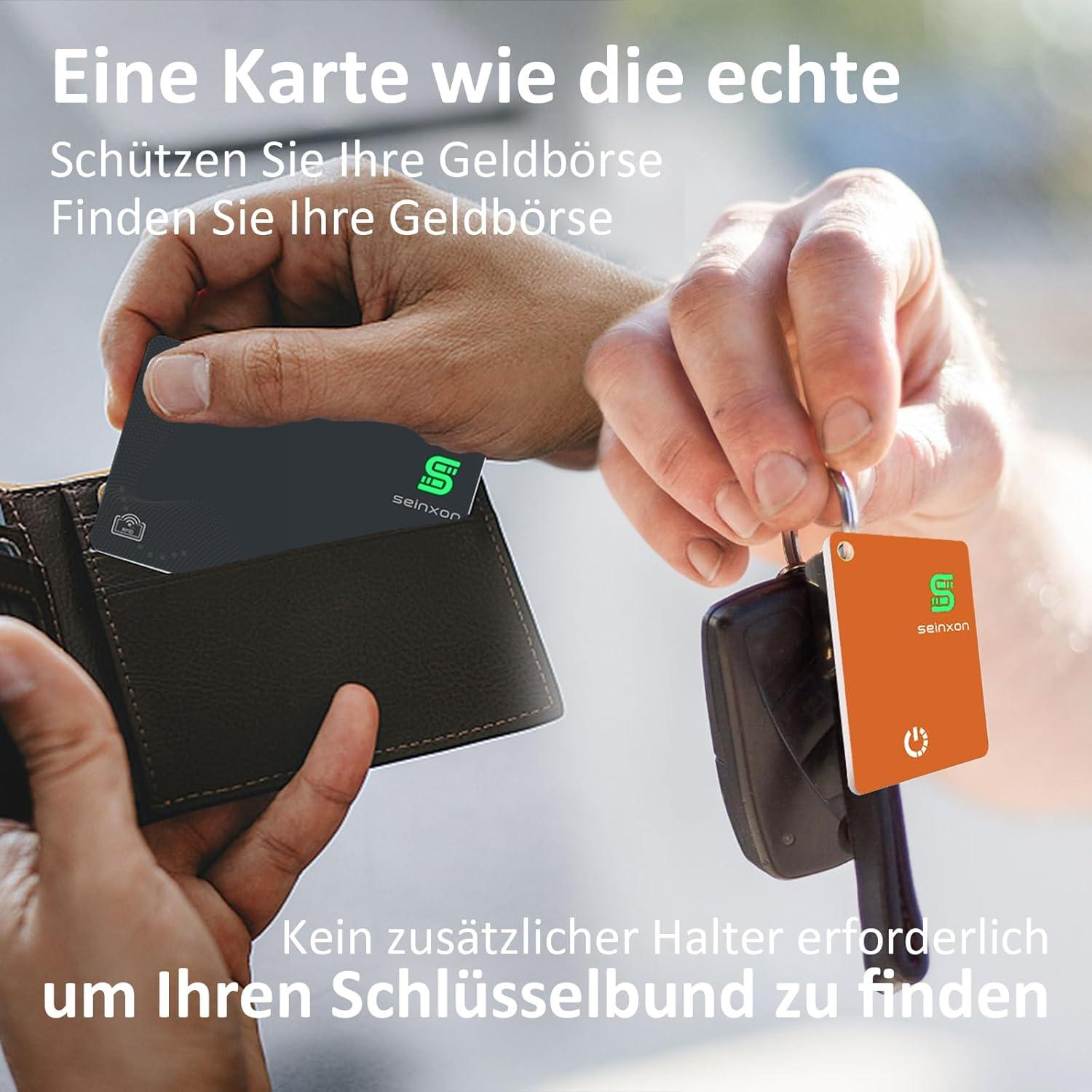 Localizador Bluetooth SEINXON Slim & Mini con RFID y Find My