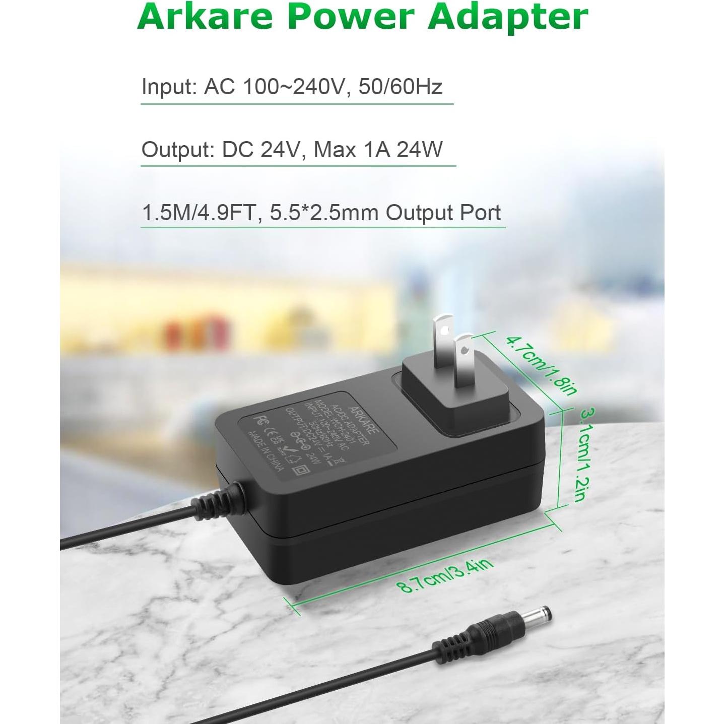 Fuente de Poder AC/DC 24V 1A 1.5M SHEN ZHEN para LED