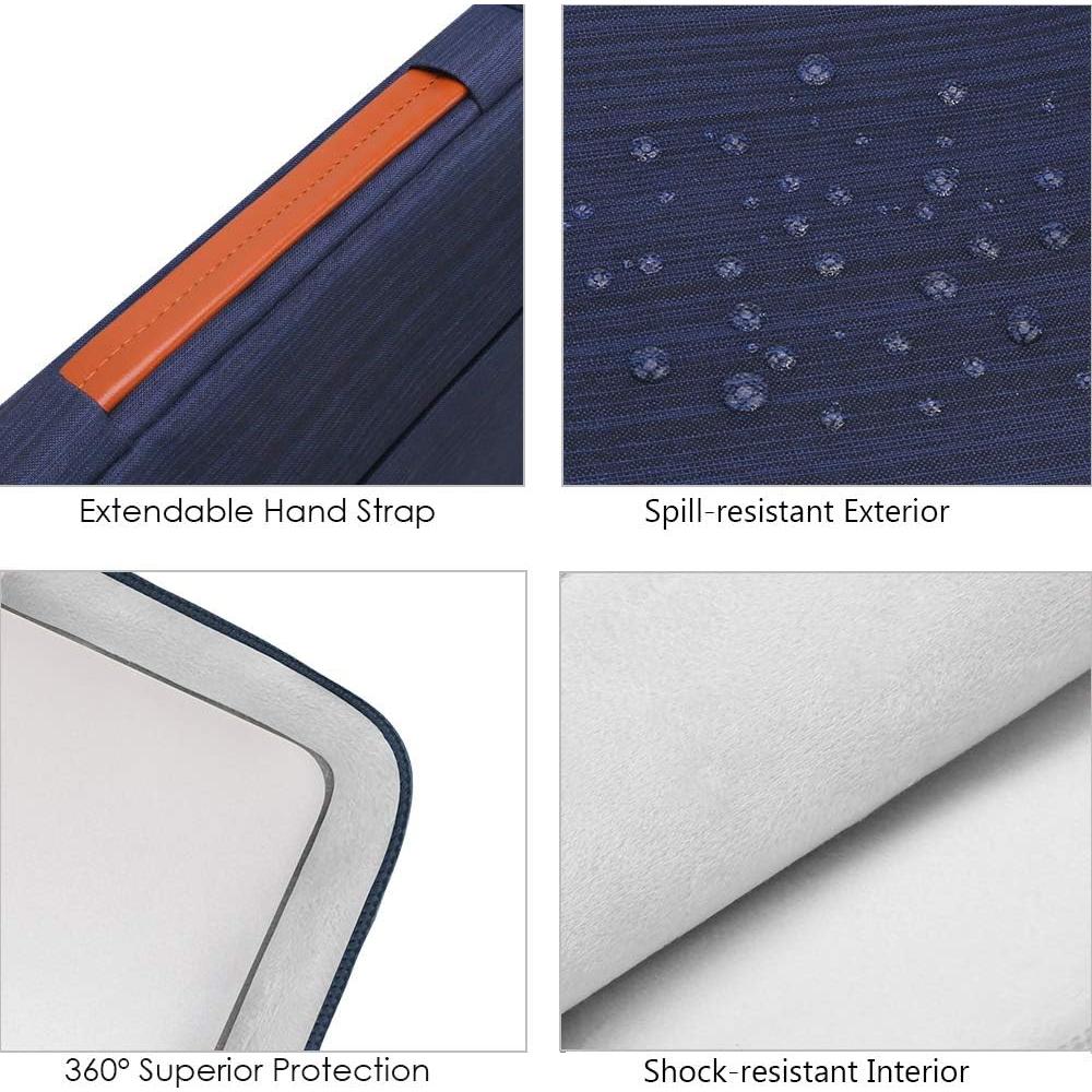 Funda Portátil Lacdo 15.6" Azul con Bolsillos y Protección