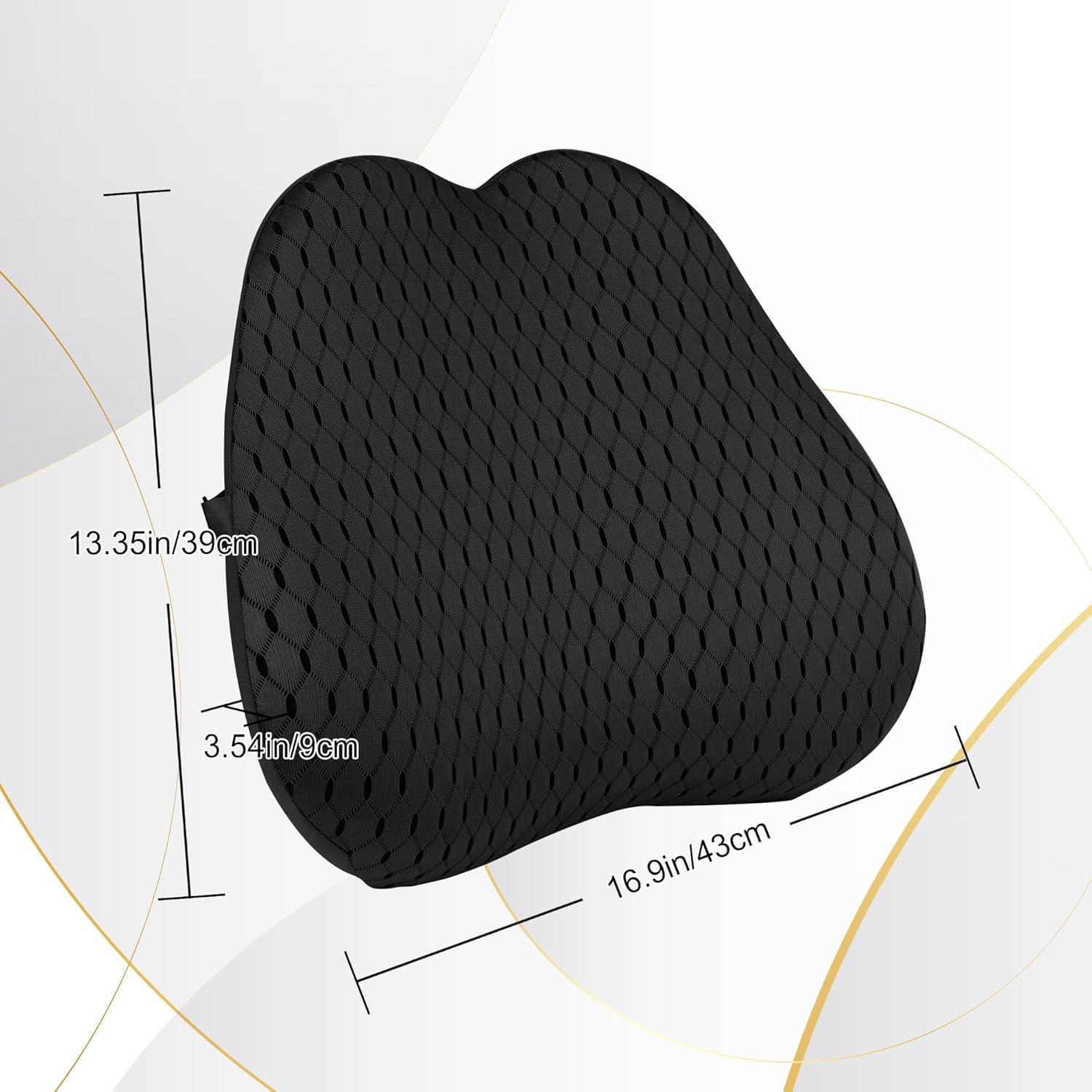 Almohada Lumbar LALOSHI Espuma Viscoelástica Transpirable