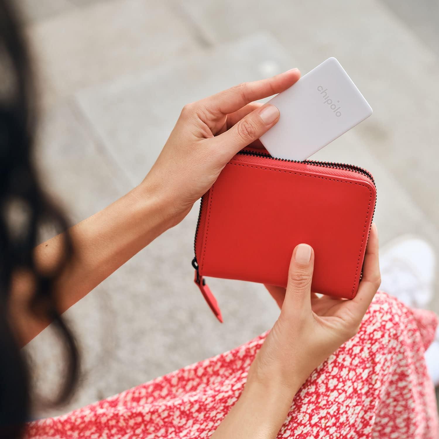 Chipolo CARD Point - Buscador Bluetooth para billetera - Blanco