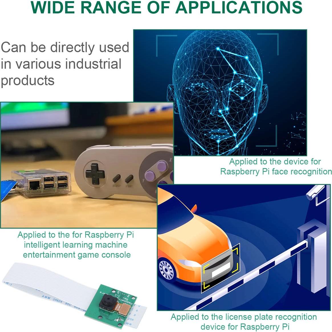 Módulo de Cámara Raspberry Pi 5MP 1080P Enfoque Fijo