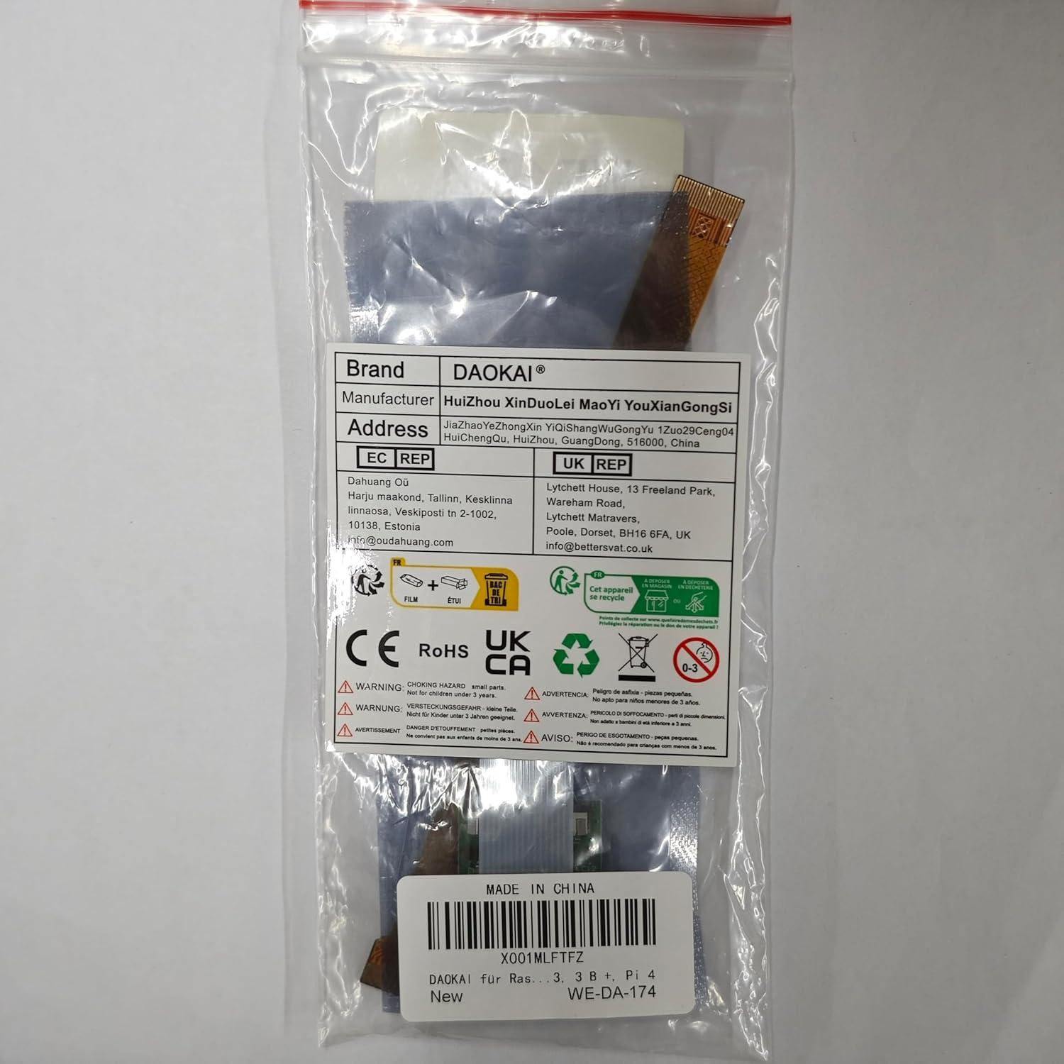 Módulo de Cámara Raspberry Pi 5MP 1080P Enfoque Fijo