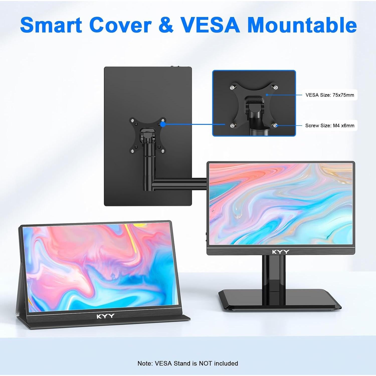 Monitor Portátil KYY K5-3 14" FHD 1080P USB-C HDMI