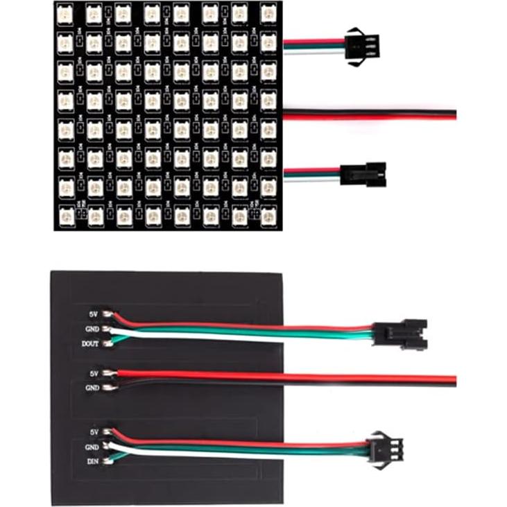 Módulo Matriz LED WS2812B 8x8 Píxeles RGB Controlable