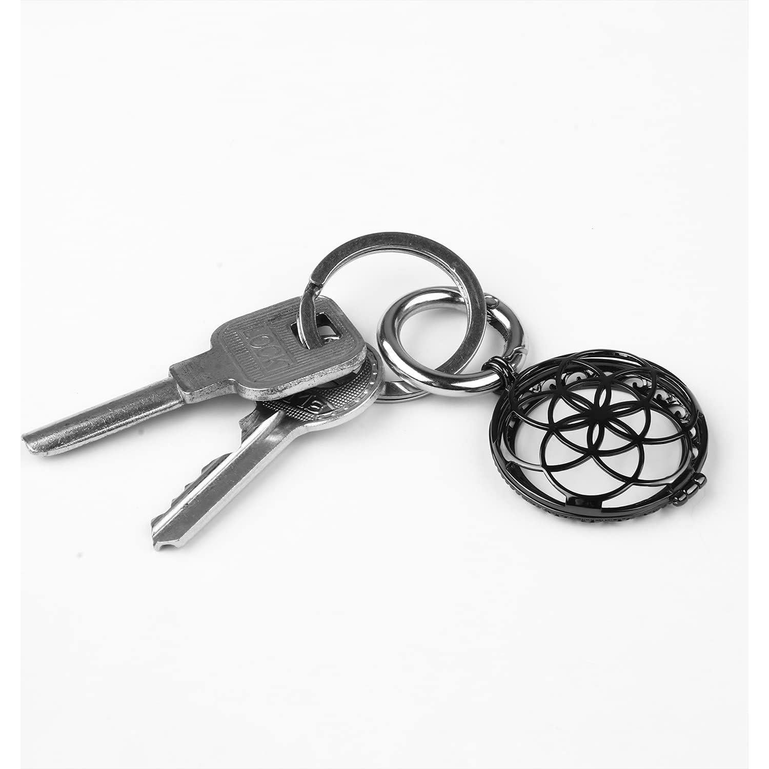 Funda de metal VIIVY para Apple AirTag - Diseño elegante negro