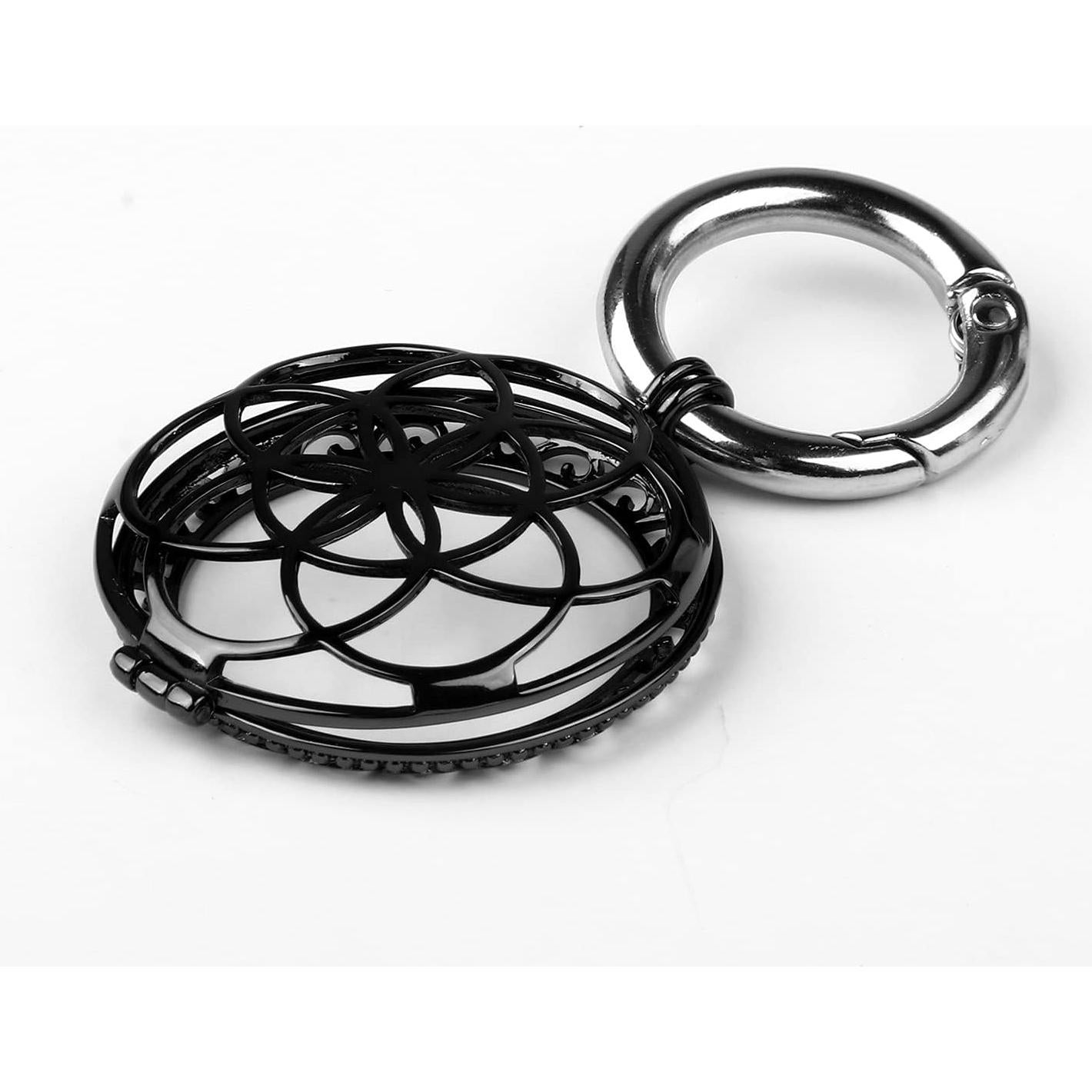 Funda de metal VIIVY para Apple AirTag - Diseño elegante negro