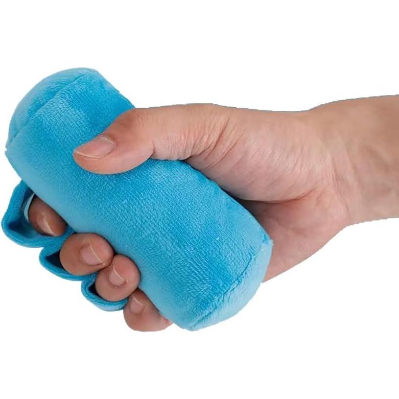 Ejercitador de Agarre Suave Healthman para Fuerza de Mano Azul