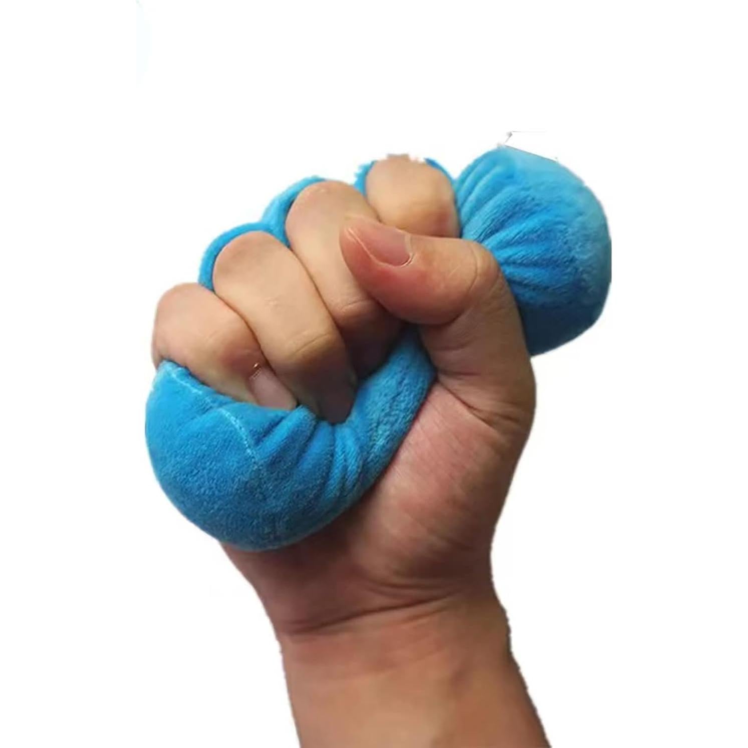 Ejercitador de Agarre Suave Healthman para Fuerza de Mano Azul