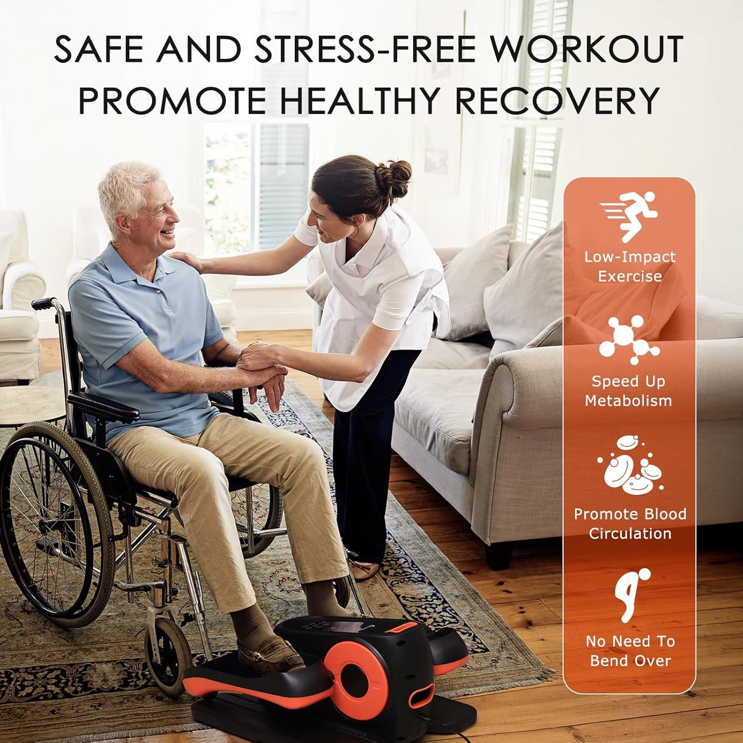 Máquina Elíptica de Escritorio RCHDFL Mini Ejercitador Silencioso