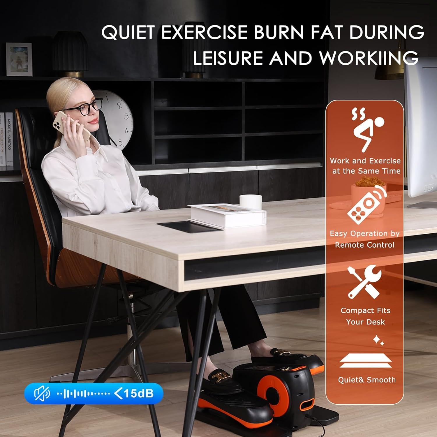 Máquina Elíptica de Escritorio RCHDFL Mini Ejercitador Silencioso