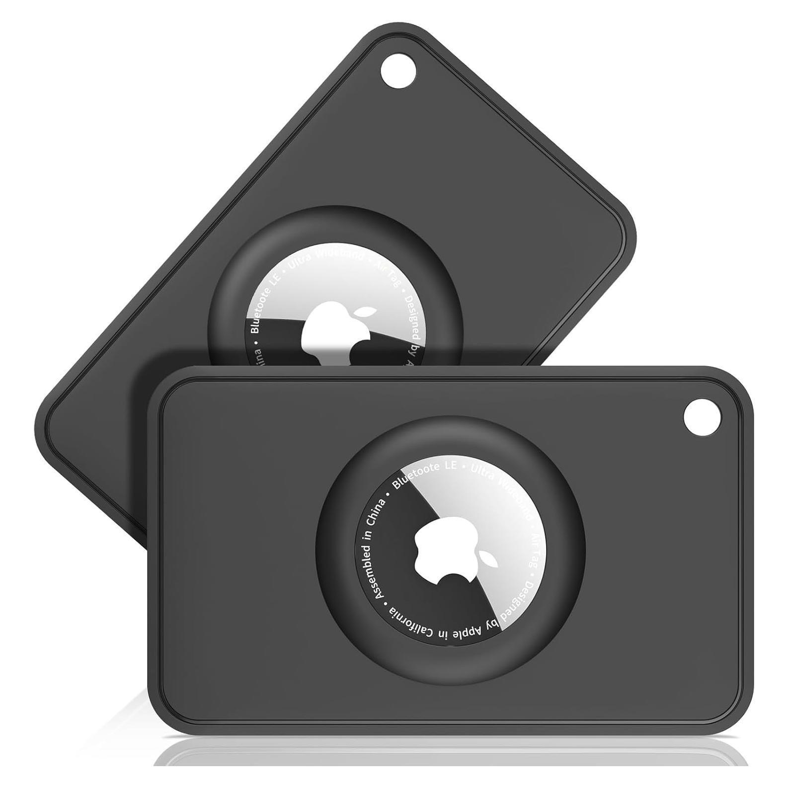 Soporte de Cartera Airtag PESTON Negro - Silicona Ultraligera