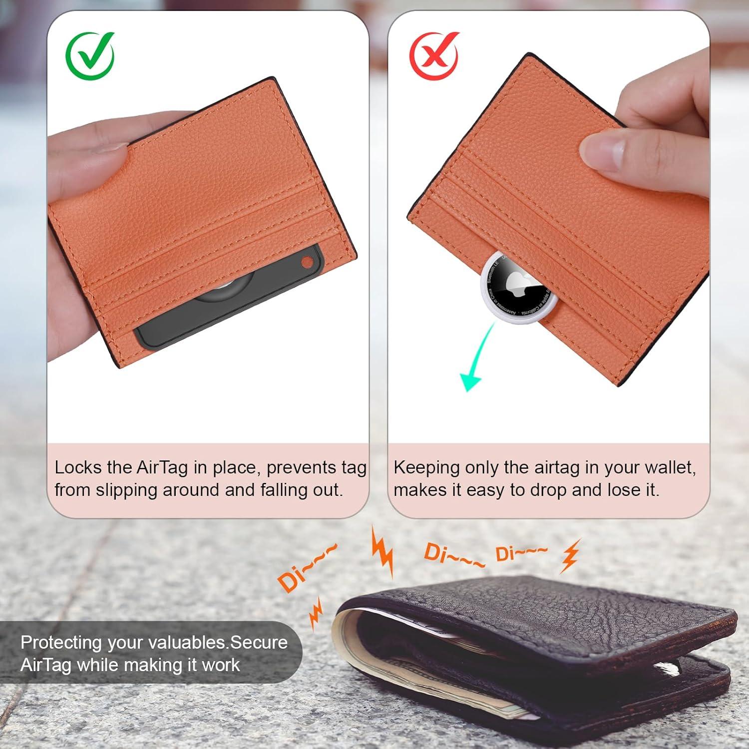 Soporte de Cartera Airtag PESTON Negro - Silicona Ultraligera