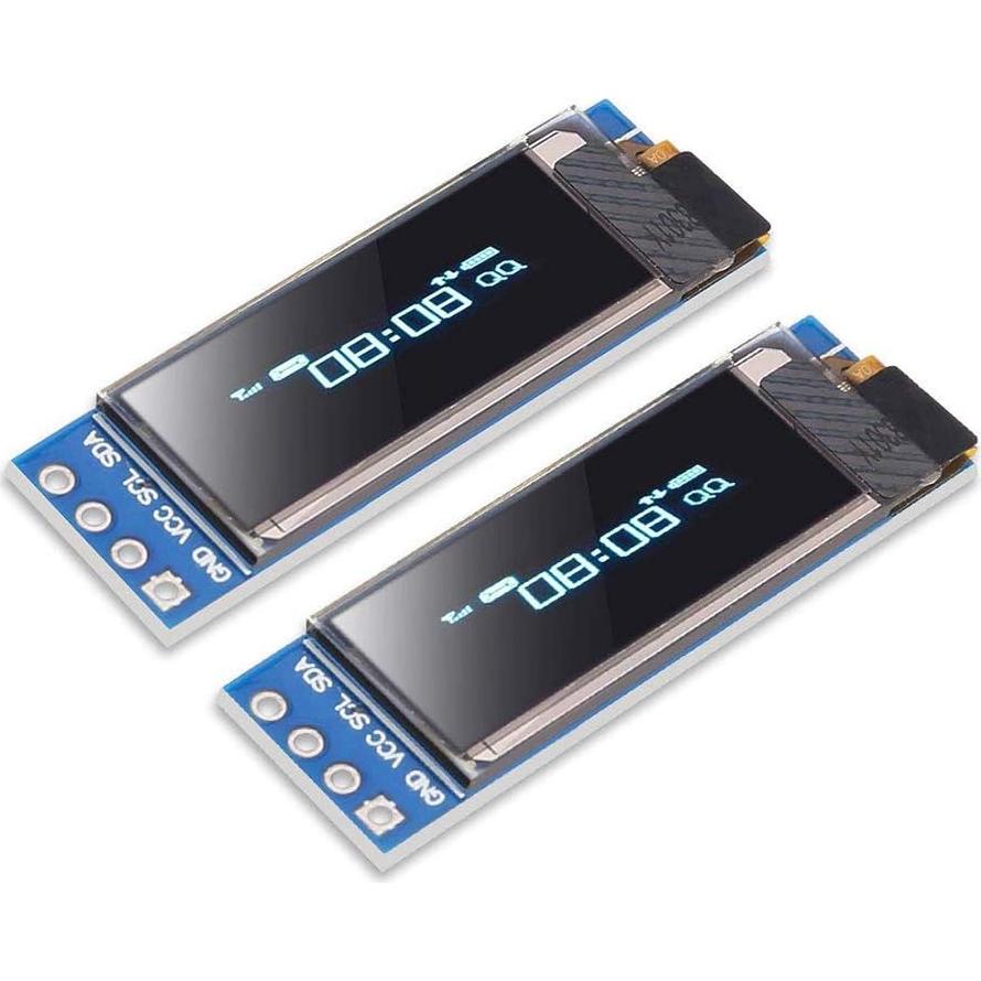 10 Módulos Pantalla OLED 0.91" Azul I2C 128x32 SSD1306