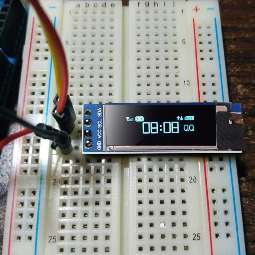 10 Módulos Pantalla OLED 0.91" Azul I2C 128x32 SSD1306