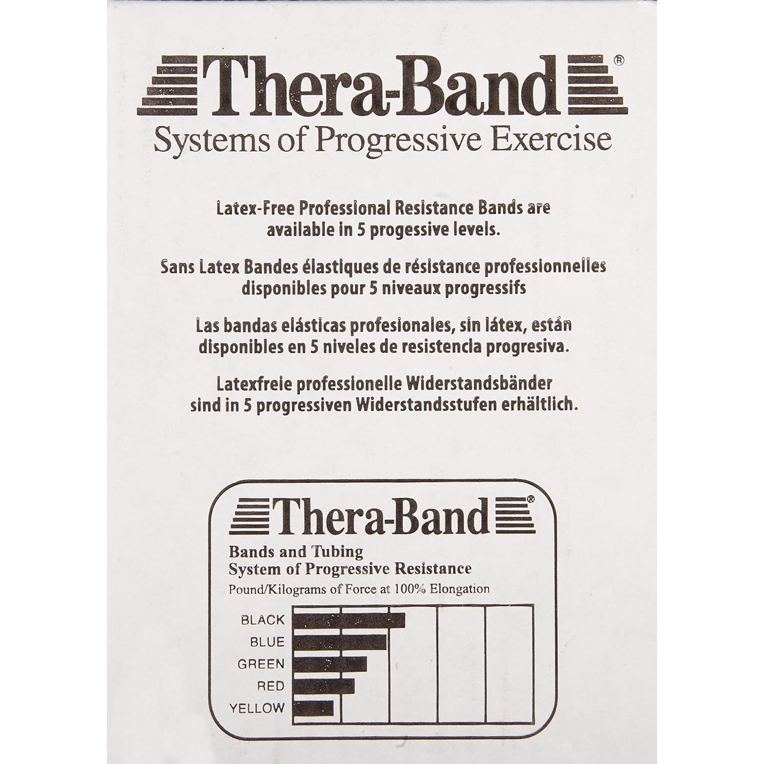 Banda de Resistencia TheraBand Sin Látex 22.9m Azul Extra Pesada