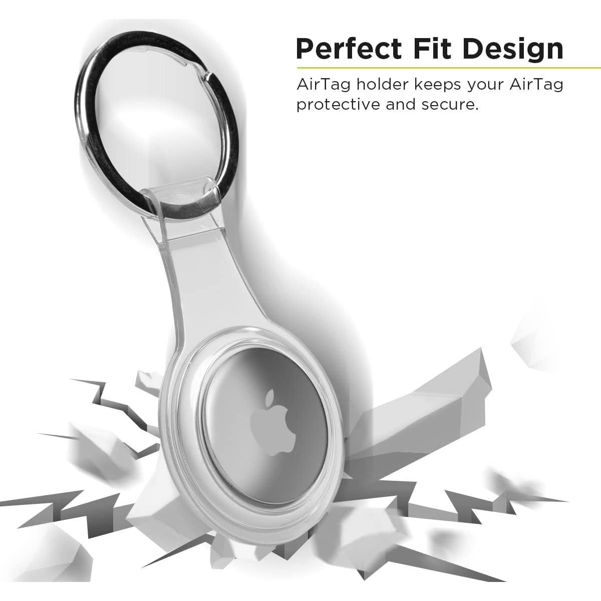 Soporte de Llavero TPU Transparente PureGear para AirTag 2021