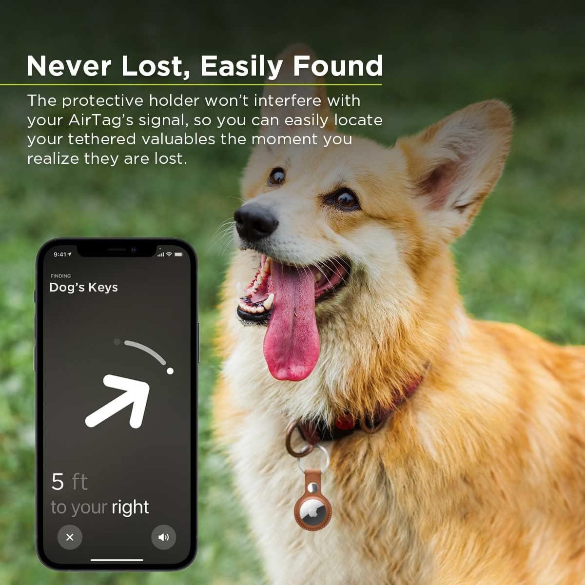 Soporte de Llavero TPU Transparente PureGear para AirTag 2021