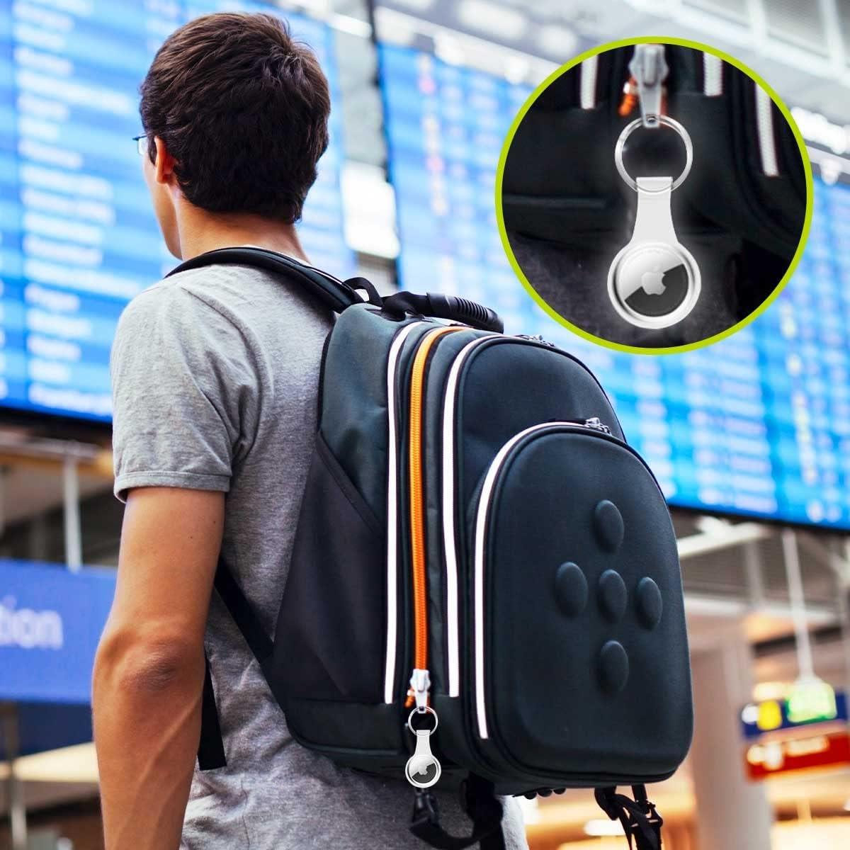 Soporte de Llavero TPU Transparente PureGear para AirTag 2021