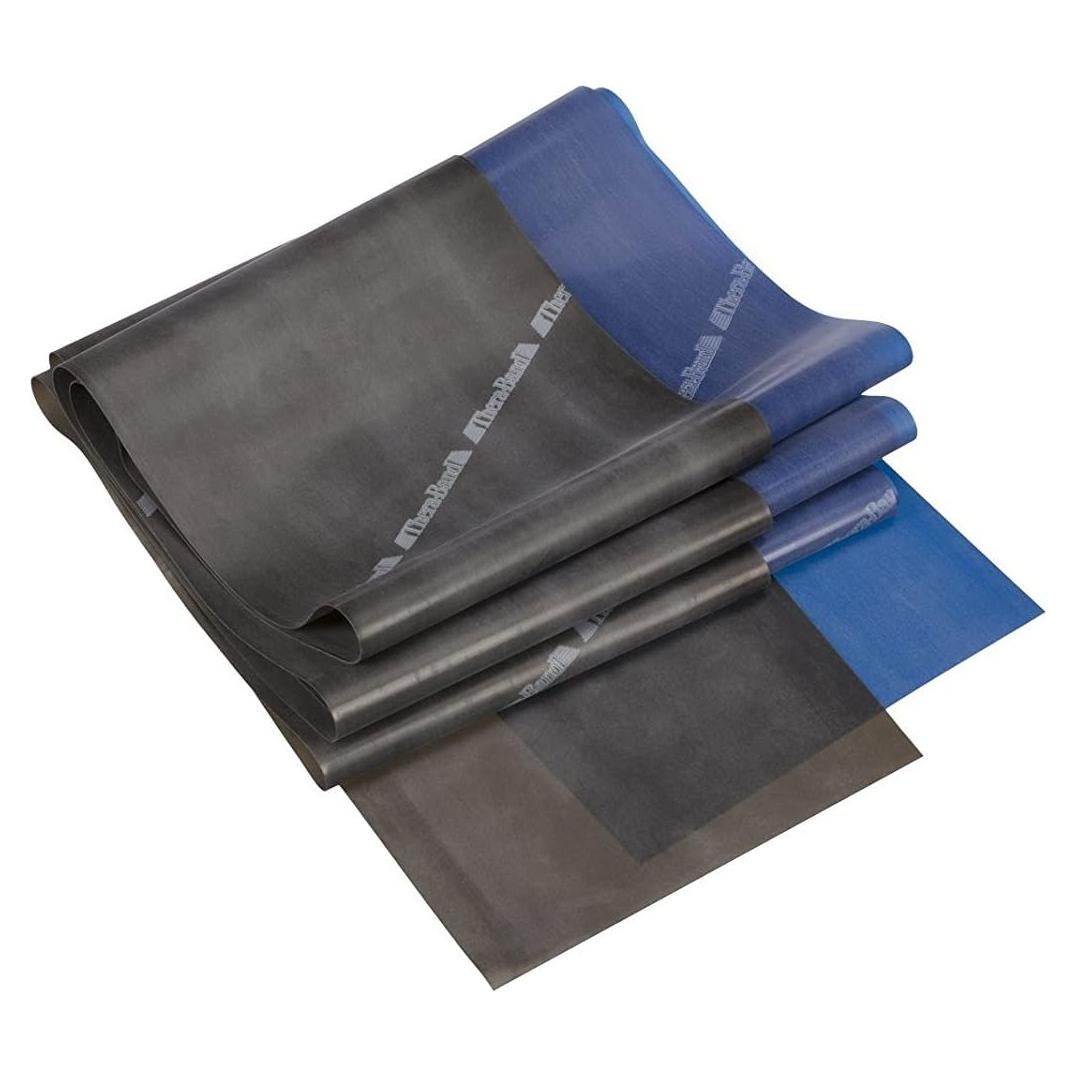 Juego de Bandas de Resistencia THERABAND Azul/Negro 1.52m