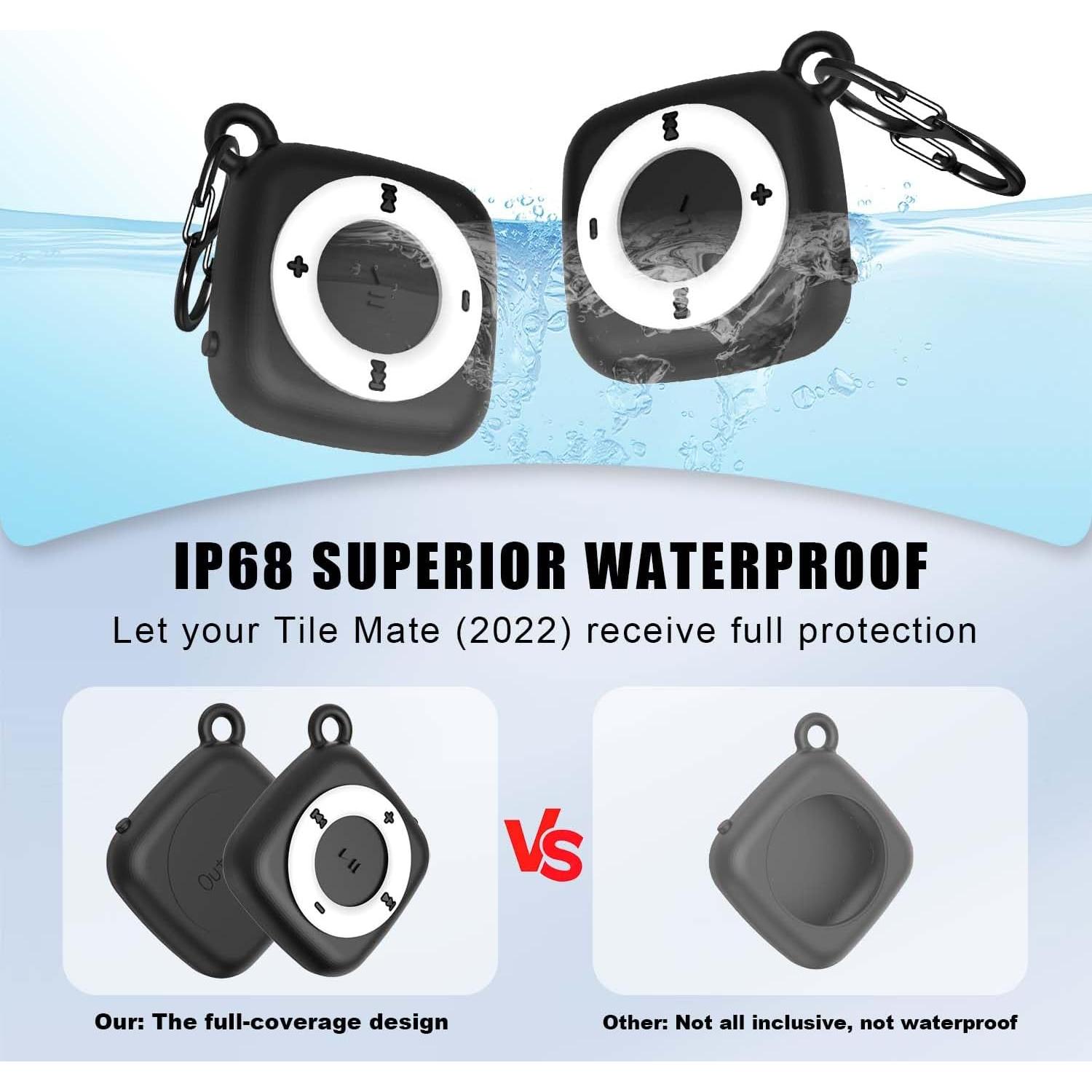 Funda de Silicona para Tile Mate 2022 - 2 Paquetes Impermeables