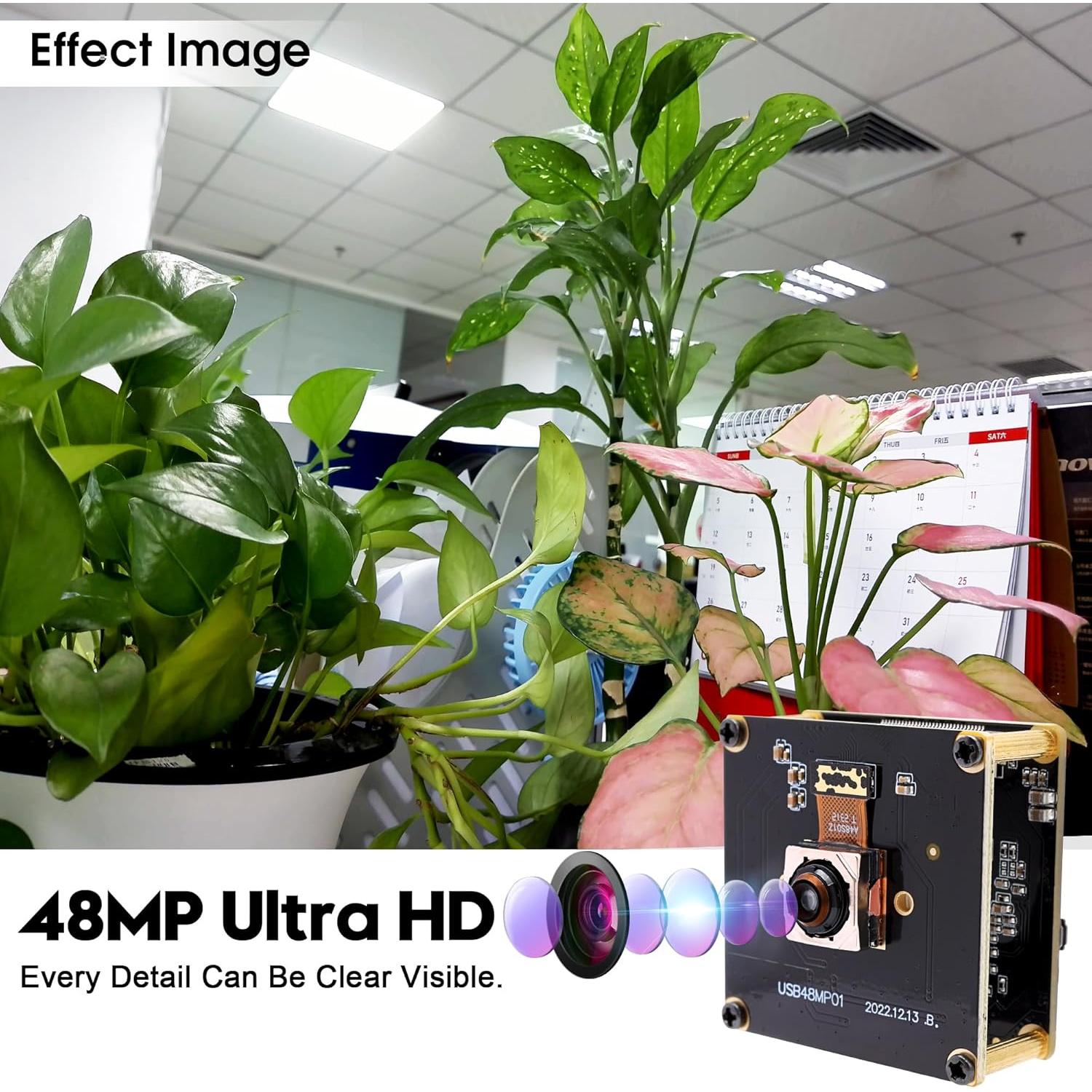 Cámara USB 48MP IFWATER Autofocus 8000x6000 Plug & Play