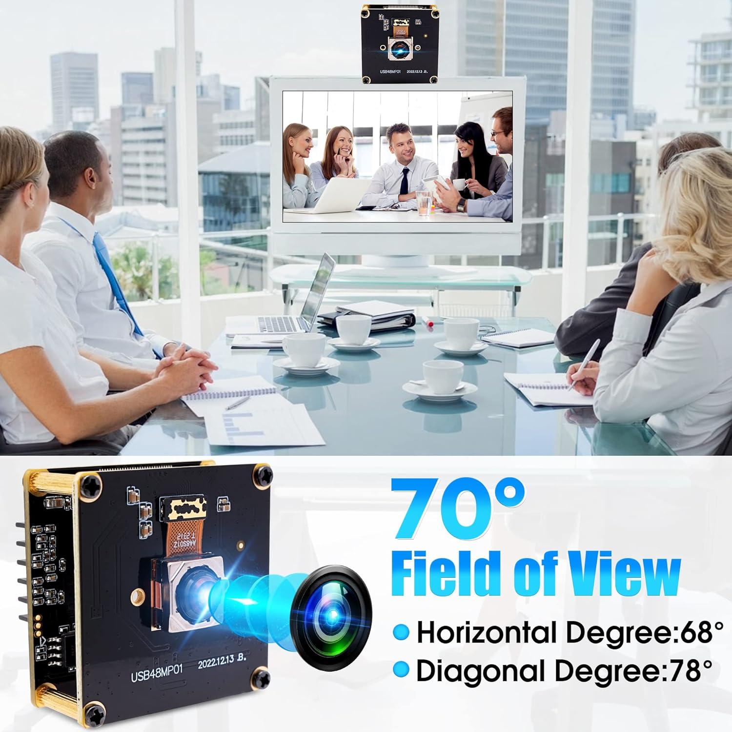 Cámara USB 48MP IFWATER Autofocus 8000x6000 Plug & Play