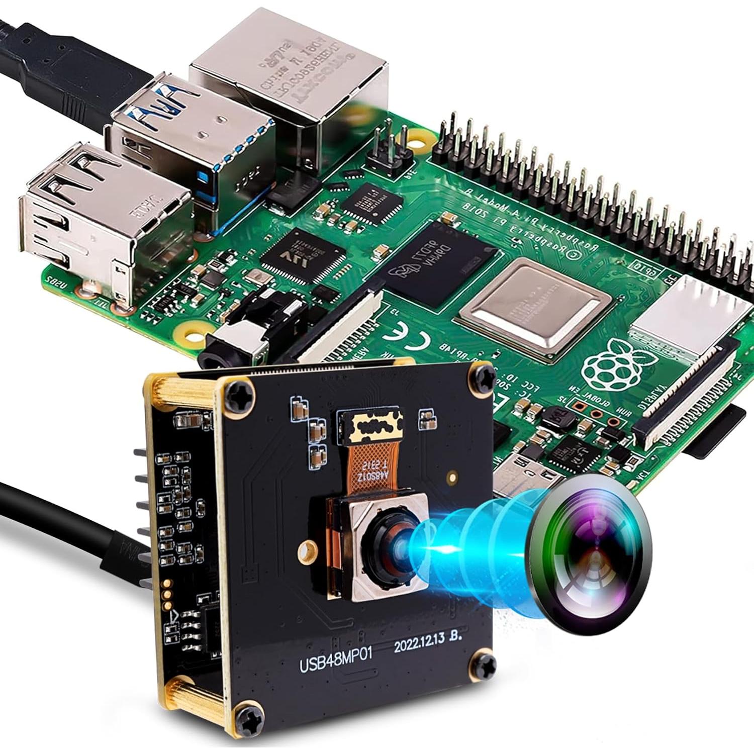 Cámara USB 48MP IFWATER Autofocus 8000x6000 Plug & Play